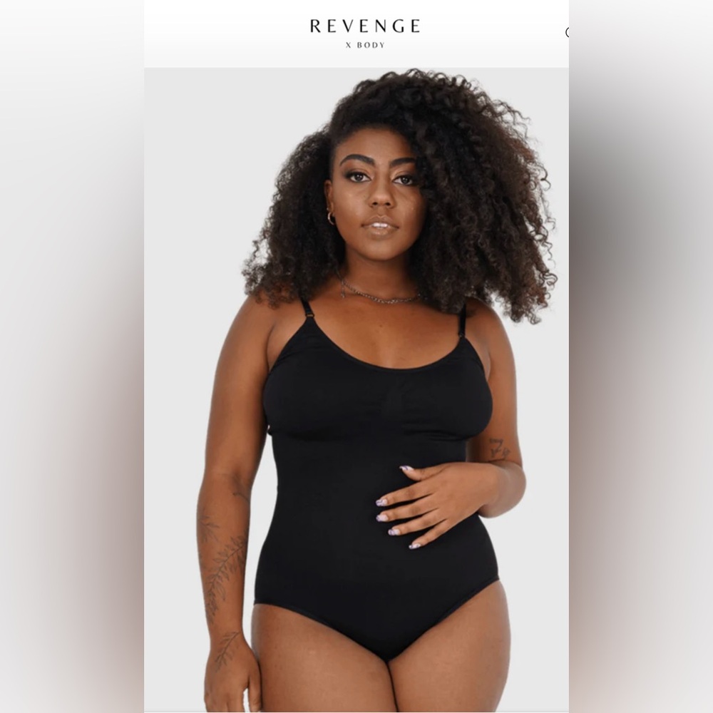 Women’s Revenge X Snatched Bodysuit Black Size XL New